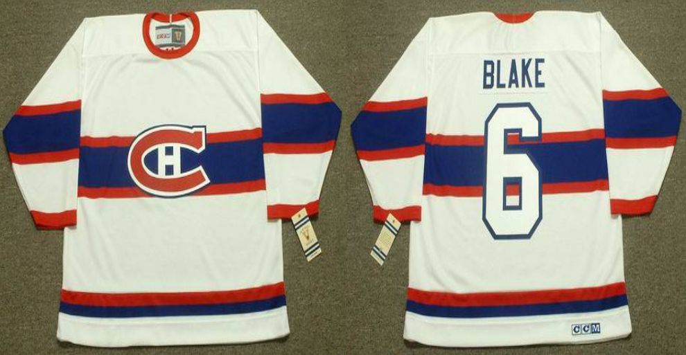 2019 Men Montreal Canadiens 6 Blake White CCM NHL jerseys